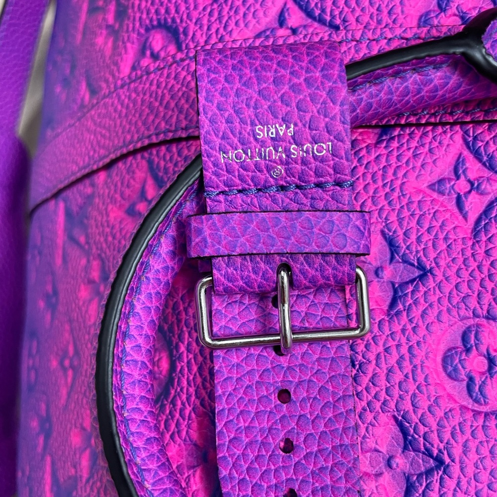 Louis Vuitton Pink and Purple Keepall Travel Bag - Picture 5 of 12